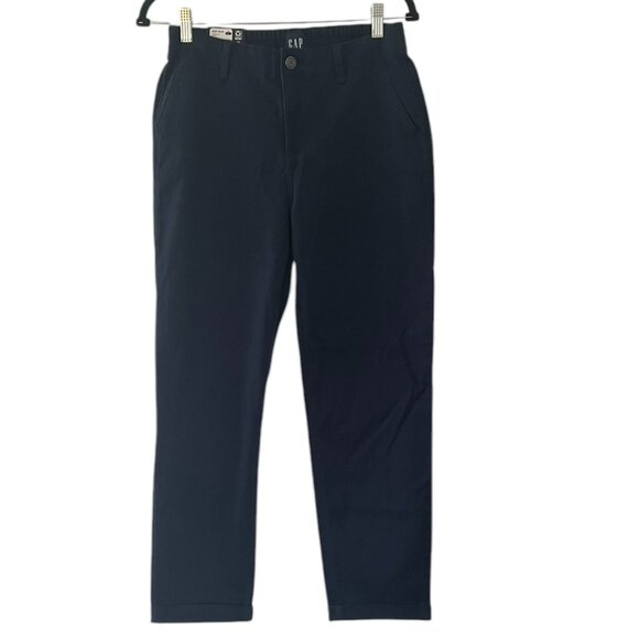 Women's NWT Gap Classic‎ Twill Pants Navy Size 4 - Picture 3 of 6